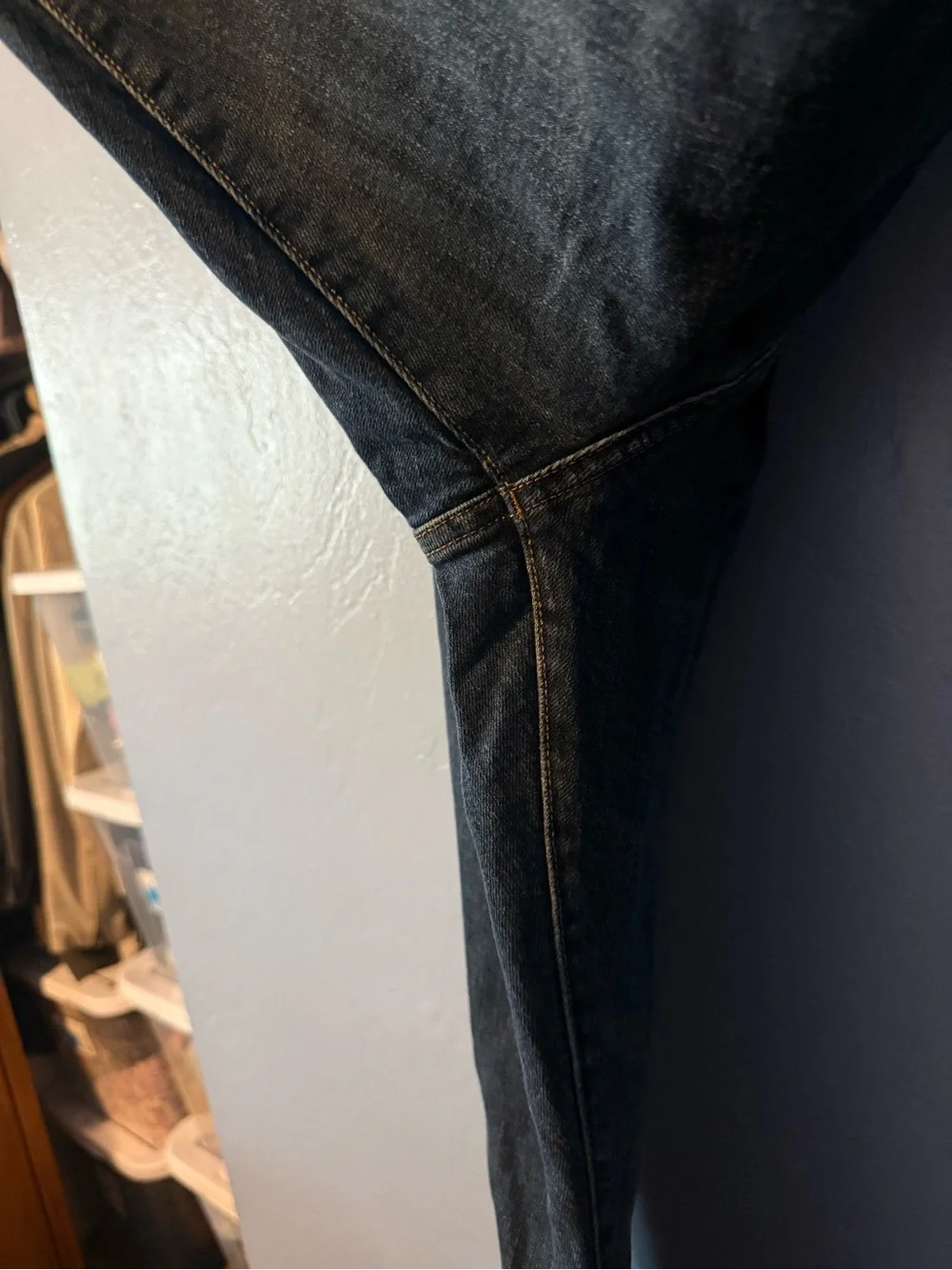 Madewell Men's Skinny Jeans in Washed Black